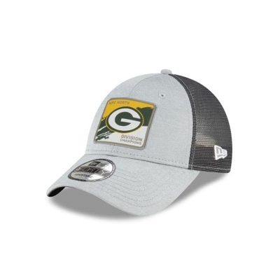 Green Bay Packers Gorra | New Era NFL Division Champions Locker Room 9forty Adjustable Cap Mexico - Grises